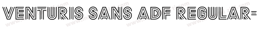 Venturis Sans ADF Regular字体转换